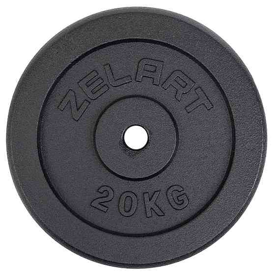 Диск сталевий 20 кг 30 мм Zelart-7785-20 Київ
