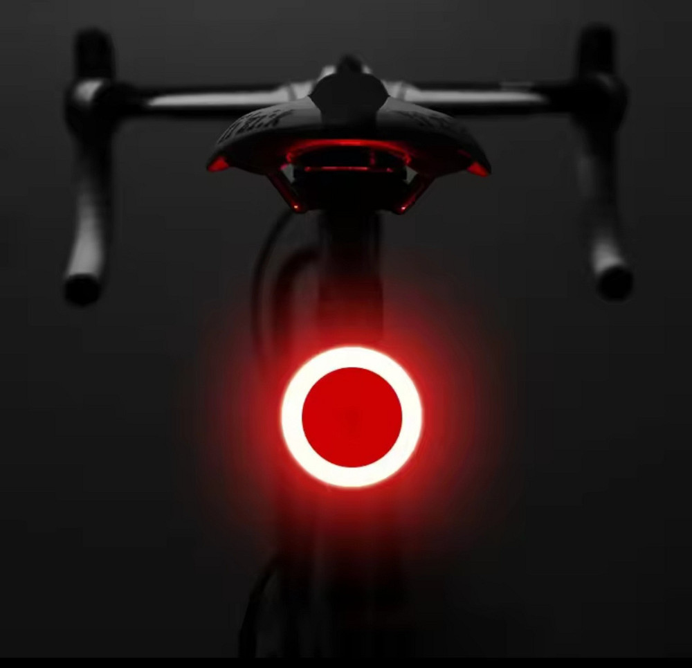 Велосипедный светодиодный задний led фонарь от USB 4 см черный Киев - изображение 4