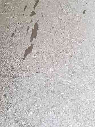 Шпалери метрові вінілові на флізелін Marburg Villa Romana абстракція під штукатурку бежеві з золотистим Київ