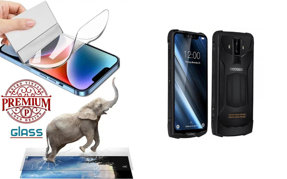 Полиуретановая пленка Doogee S90 Pro, S90C, Premium, толщина 0,2 мм Киев - изображение 1