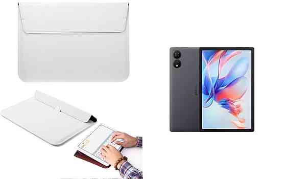 Чехол-конверт VitoCase для Blackview OSCAL Pad 80, с функцией подставки для планшета Белый Киев