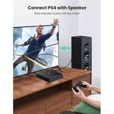 Кабель мультимедийный Optical Toslink 1.0m AV122 black Ugreen (70890) Винница