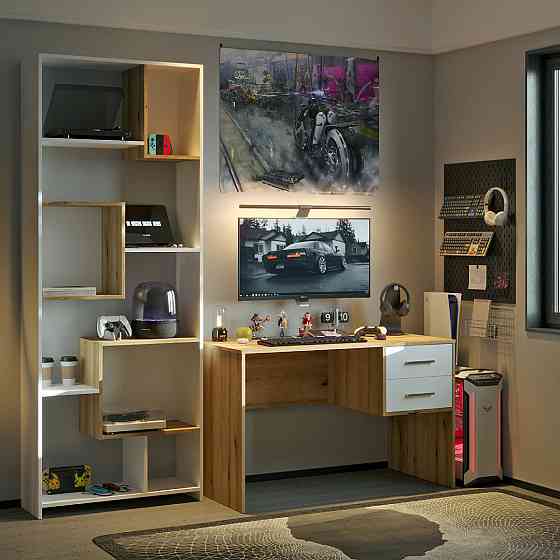 Офисный стол Doros Т3 120х68х78 см Дуб евок/Белый (DRS-011445) Львов