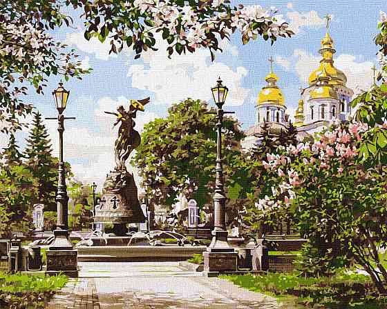 Набір для розпису по номерах. "Володимирська гірка" 40х50см, шт Київ