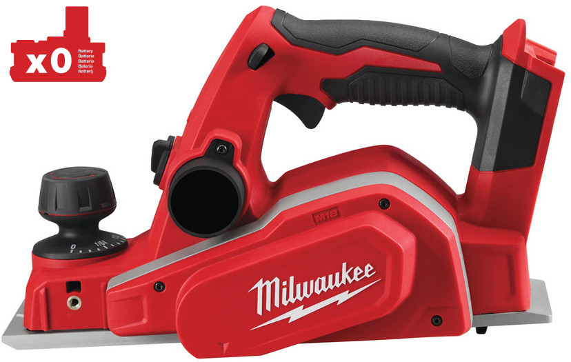 Рубанок акумуляторний MILWAUKEE, M18 BP-0, 82мм (+пилозбірник, кутова та бокова напрямна) Одеса - фото 2