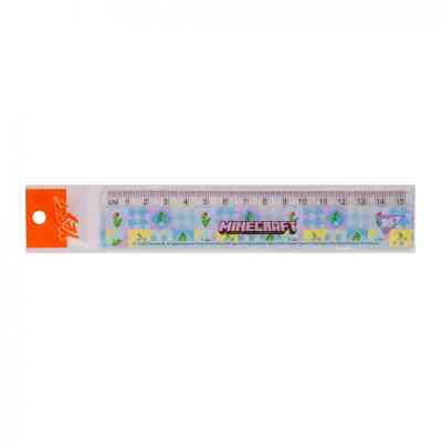 Лінійка Yes Minecraft Spring блакитна 15 см (370681) Вінниця