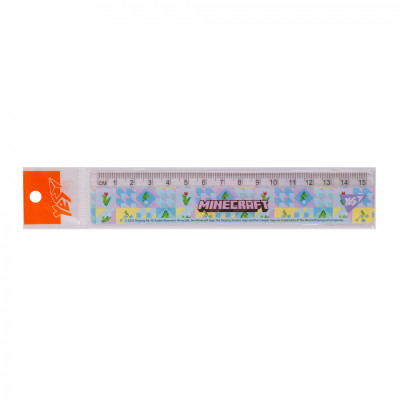 Лінійка Yes Minecraft Spring блакитна 15 см (370681) Вінниця - фото 1