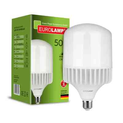 Лампочка Eurolamp Светодиодная лампа Eurolamp 50W 4860Lm E40 6500K new (LED-HP-50406(new)) Вінниця