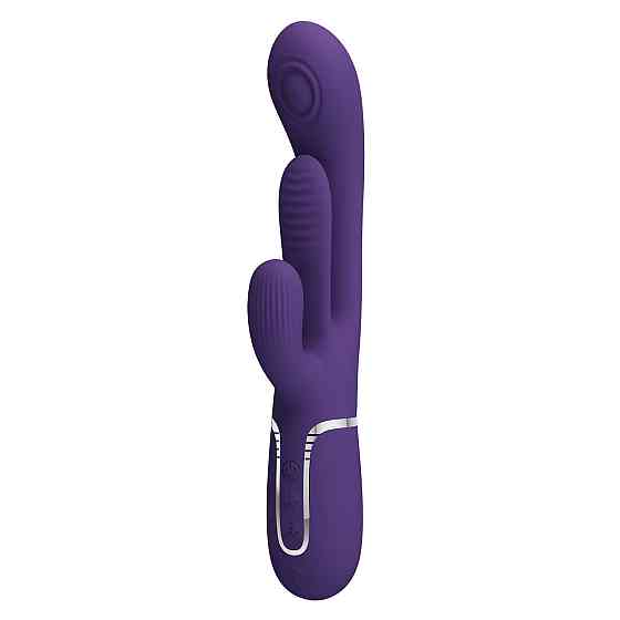 Вибратор с стимулятором клитора PRETTY LOVE - Shonia Dark Purple 3 in 1, BW-500041-2 Sex Aura Киев