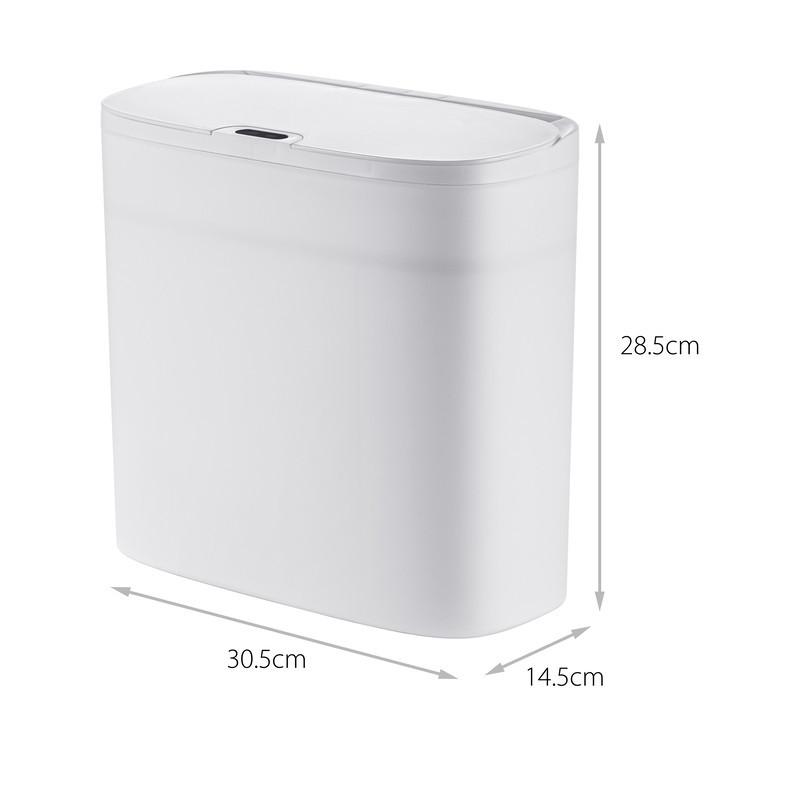 Відро для сміття сенсорне прямокутне Mixxus Wave-TC0414 White 14 л (колір білий) (MI8405)   ( 22542 ) Харків - фото 14