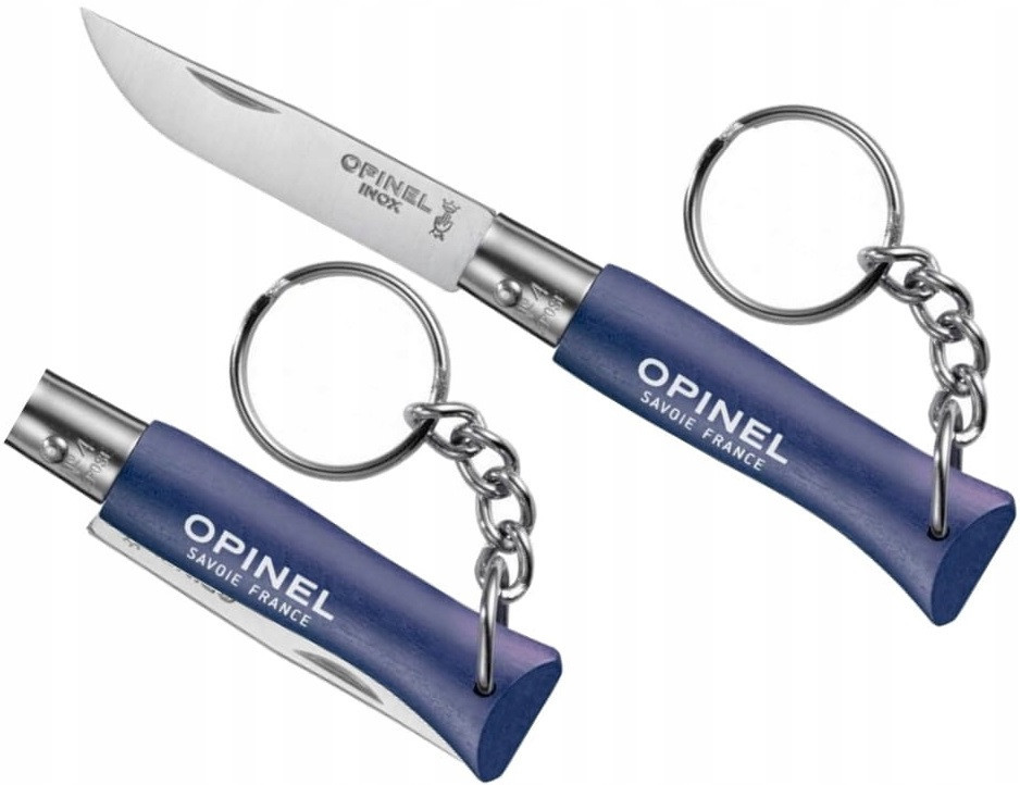 Універсальний Складаний Ніж - брелок Opinel No.4 "Origins brelok Blue" (002269) Нержавіюча сталь Нововолинськ - фото 2