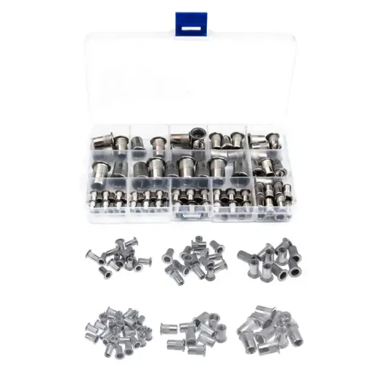 Набор стальных резьбовых заклепок, 60 штук Киев