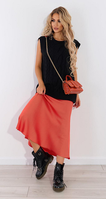 В'язана жилетка (48-52) Київ - фото 2