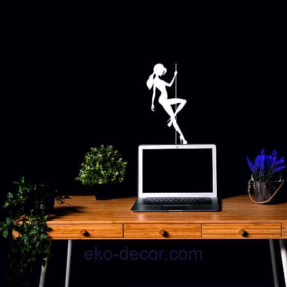 Декоративное настенное Панно «Стриптиз», Декор на стену 50*25 см, Белый Киев