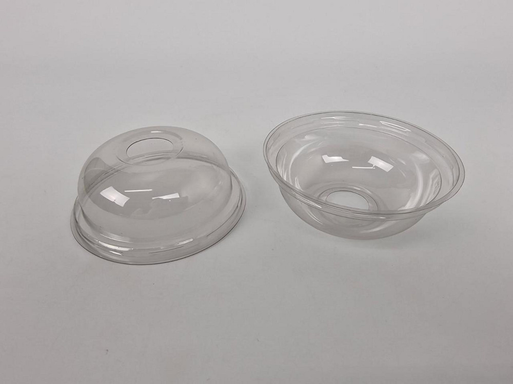 Крышка купольная с отверстием для стакана РЕТ (320,420,350NEW,250NEW,500NEW) NEW (новая) (100 шт) Харьков - изображение 2