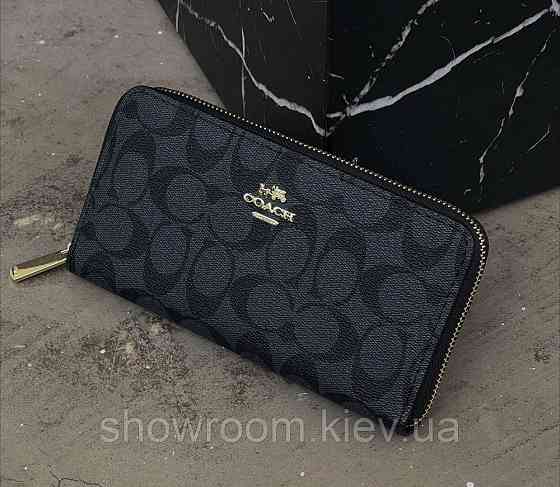 Брендовый женский кошелек на молнии Coach (1377-1) Киев