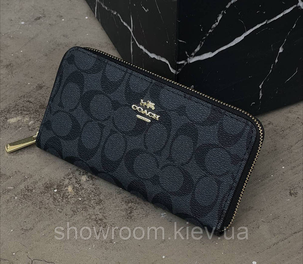 Брендовый женский кошелек на молнии Coach (1377-1) Киев - изображение 1