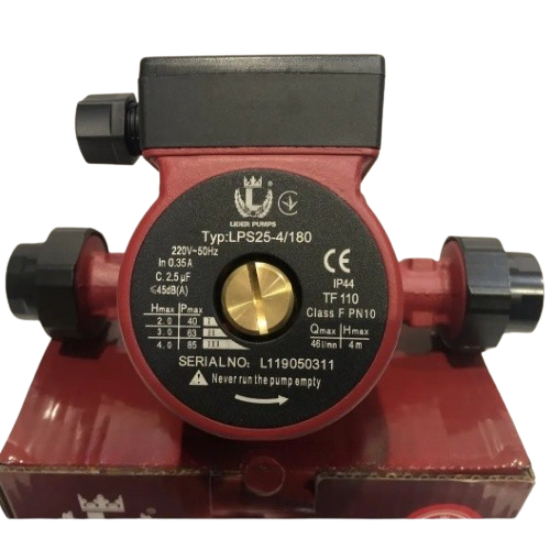 Насос циркуляційний 0,065кВт 4,7м 55л/хв 180мм + гайка LPS 25-4S/180 Lider Житомир