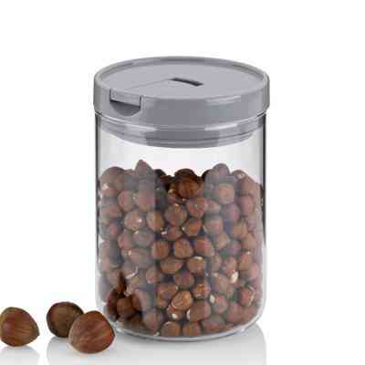 Ємність для сипучих продуктів Kela Arik Grey 0,6 л 10,5х11 см (12107) Вінниця