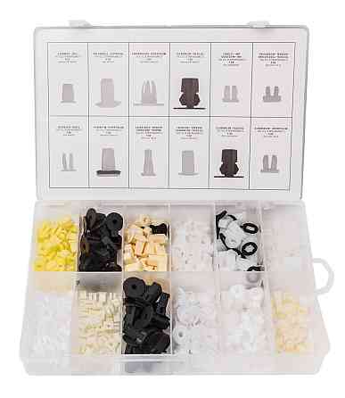 Набір пластикових кріплень універсальних 350 пр., в пластиковому органайзері Forsage F-01Z0235 Одеса