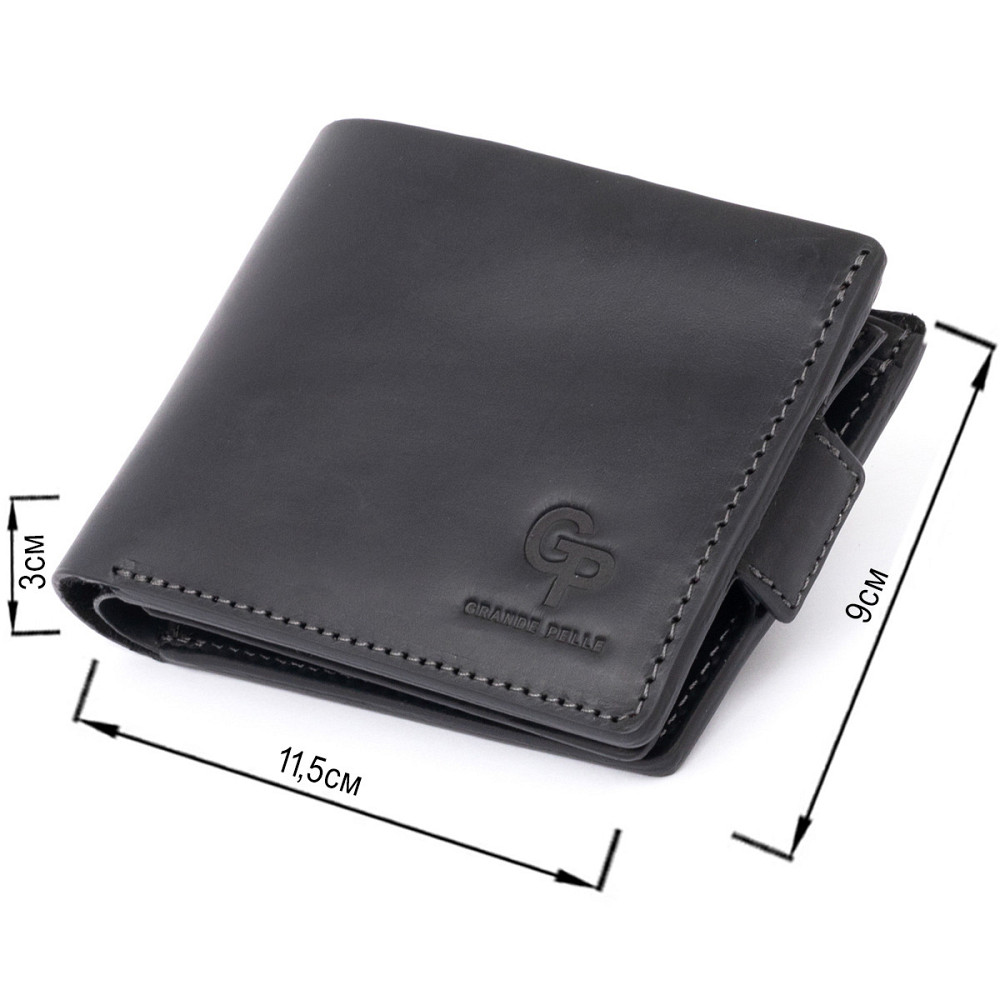 Портмоне горизонтальное Amico на магните на два отделения матовое (GRANDE PELLE) Киев - изображение 7