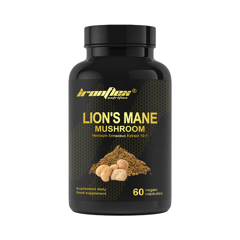 Екстракт гриба левова грива IronFlex Lion's Mane Mushroom 60 veg caps Луцьк - фото 1