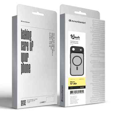 Чохол до мобільного телефона Armorstandart Lush MagCase Apple iPhone 17 Air Black (ARM87476) Вінниця