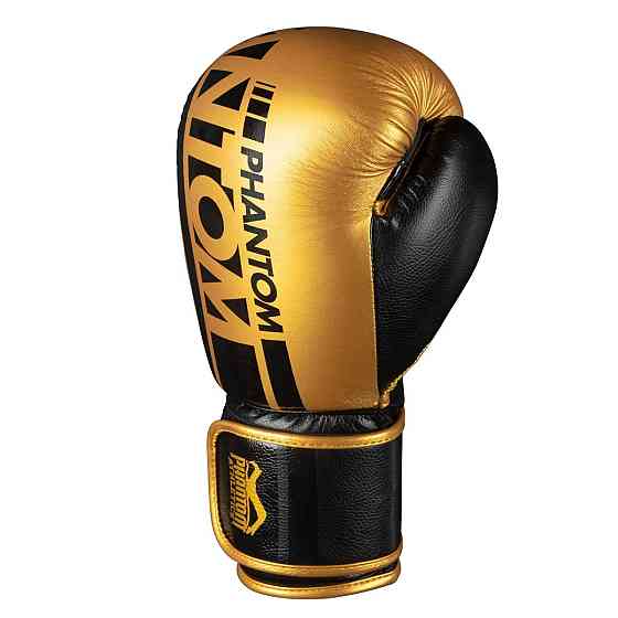 Боксерські рукавиці Phantom APEX Elastic Gold 16 унцій (капа в подарунок) Кам'янське