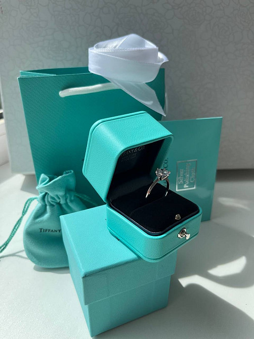 Tiffany / Тіффані подарункове паковання під кільце або сережки-гвоздики — коробочка, зовнішня коробочка, пакет, мішечок, картка Одеса - фото 8