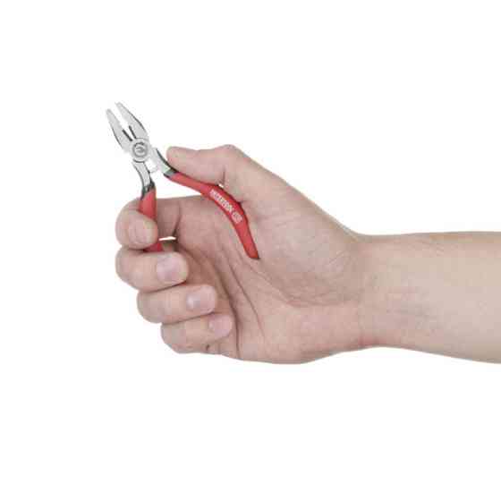 Плоскогубці, 115 мм, прецизійні, ізольовані двошарові рукоятки INTERTOOL HT-0110 Київ