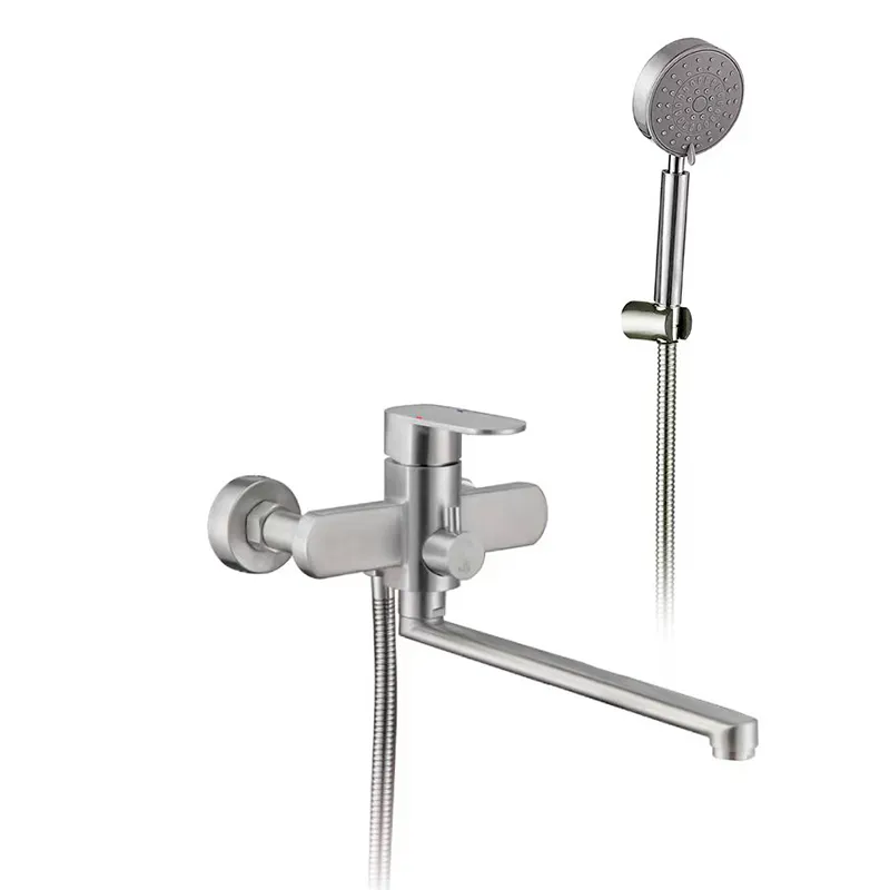 Смеситель для ванны Zerix LEB-006 Euro из нержавеющей стали SUS304, модель ZX4808 Харьков - изображение 1