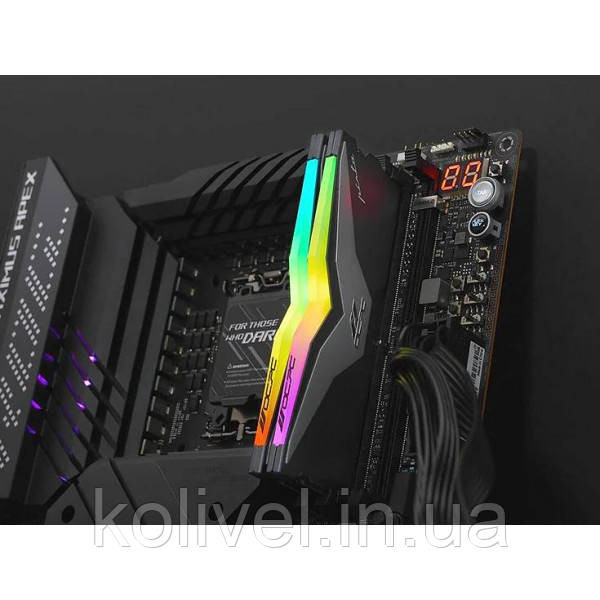 DDR5 32Gb 5600MHz (2*16Gb) OCPC PISTA RGB C36 Titan, Retail Kit (MMPT2K32GD556C36T) Київ - фото 8