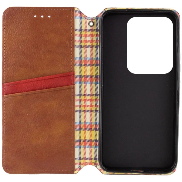 Чохол-книжка для смартфона Rubic Leather for Xiaomi Redmi Note 13 Pro 5G/POCO X6 5G Brown Київ - фото 3