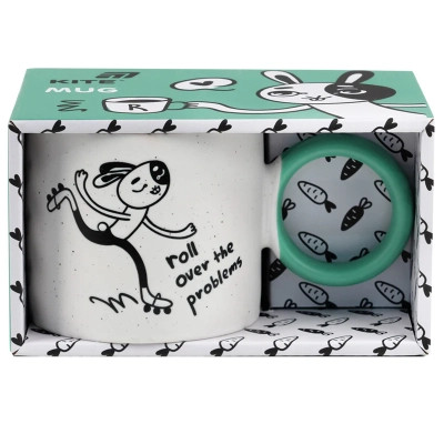 Чашка Kite 370 мл Roller bunny (K25-220-6) Вінниця - фото 4