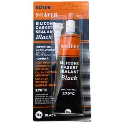 Герметик автомобільний SHAFER силіконовий чорний 85гр (SD109) Вінниця
