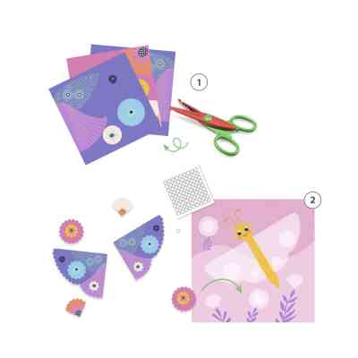 Набор для творчества Djeco Создание коллажа Фигурные картинки (DJ09057) Винница