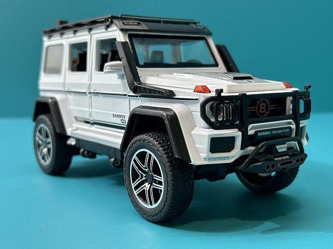 Машина Автосвіт gelendvagen g-class інерційна відчиняються двері капот багажник 22см Біла (AP-2023) Чернігів - фото 5
