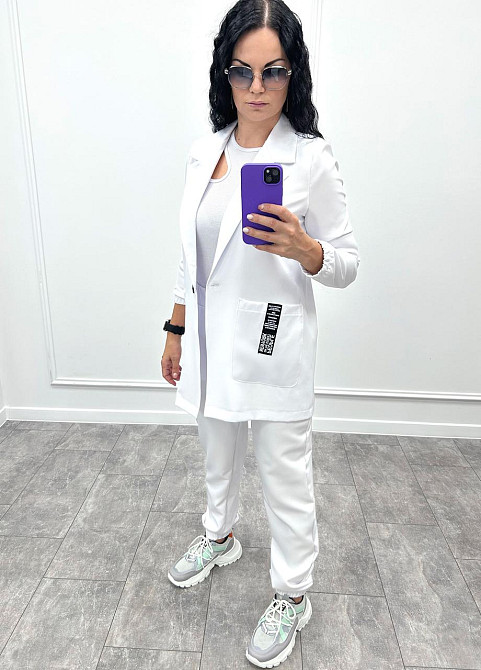 Жіночий повсякденний костюм "Altera" оптом | Батал | Розпродаж моделі Київ - фото 8