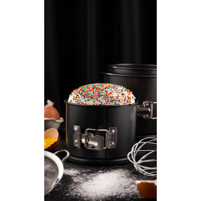 Форма для выпечки Ardesto Gemini Easter Cake Round Detachable 12 x 10 см (AR2505G) Винница - изображение 7
