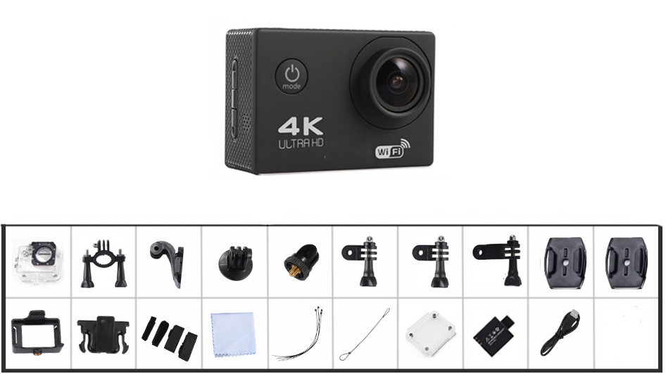 Водонепроникна спортивна екшн-камера DVR SPORT S2 Wi-Fi. Вінниця - фото 6