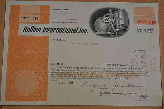 Акція. США. 1970 рік No528 (Б-3) Полтава