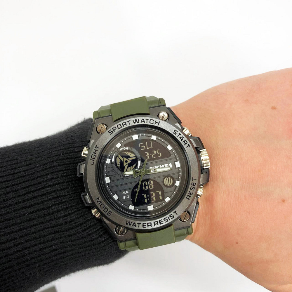 Военные часы для всу SKMEI, Военные часы с секундомером Тактические для ЗСУ YG-89 Львов - изображение 3