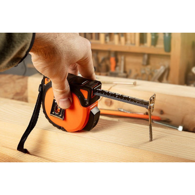 Рулетка Neo Tools Super Black, 5мx25мм, з фіксатором змотування, магніт (67-243) Вінниця - фото 9