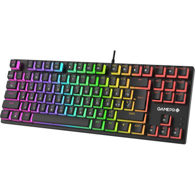 Клавиатура GamePro MK80R Red Switch RGB USB Black (MK80R) Винница - изображение 7