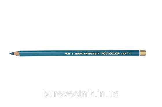 Олівець художній "Kooh-i-Noor" POLYCOLOR 3800/21 bluish green/блакитно-зелений, шт Київ