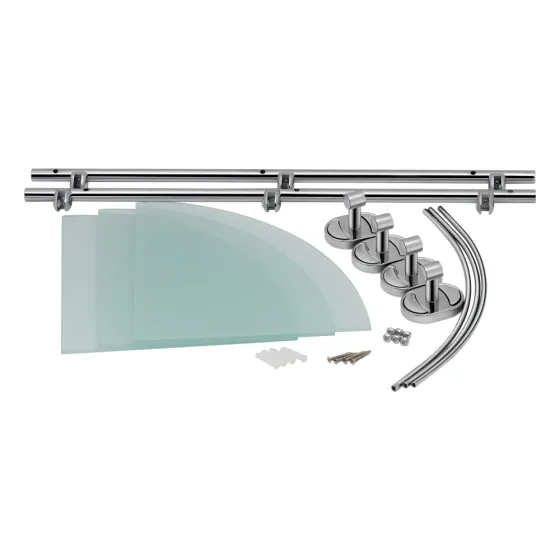 Полиця кутова Lidz Oreo 1003 скляна 3 ярусна LDORE1003CRM22182 Chrome Київ