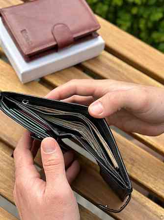 Люкс чоловічий шкіряний гаманець HORTON 301B Київ