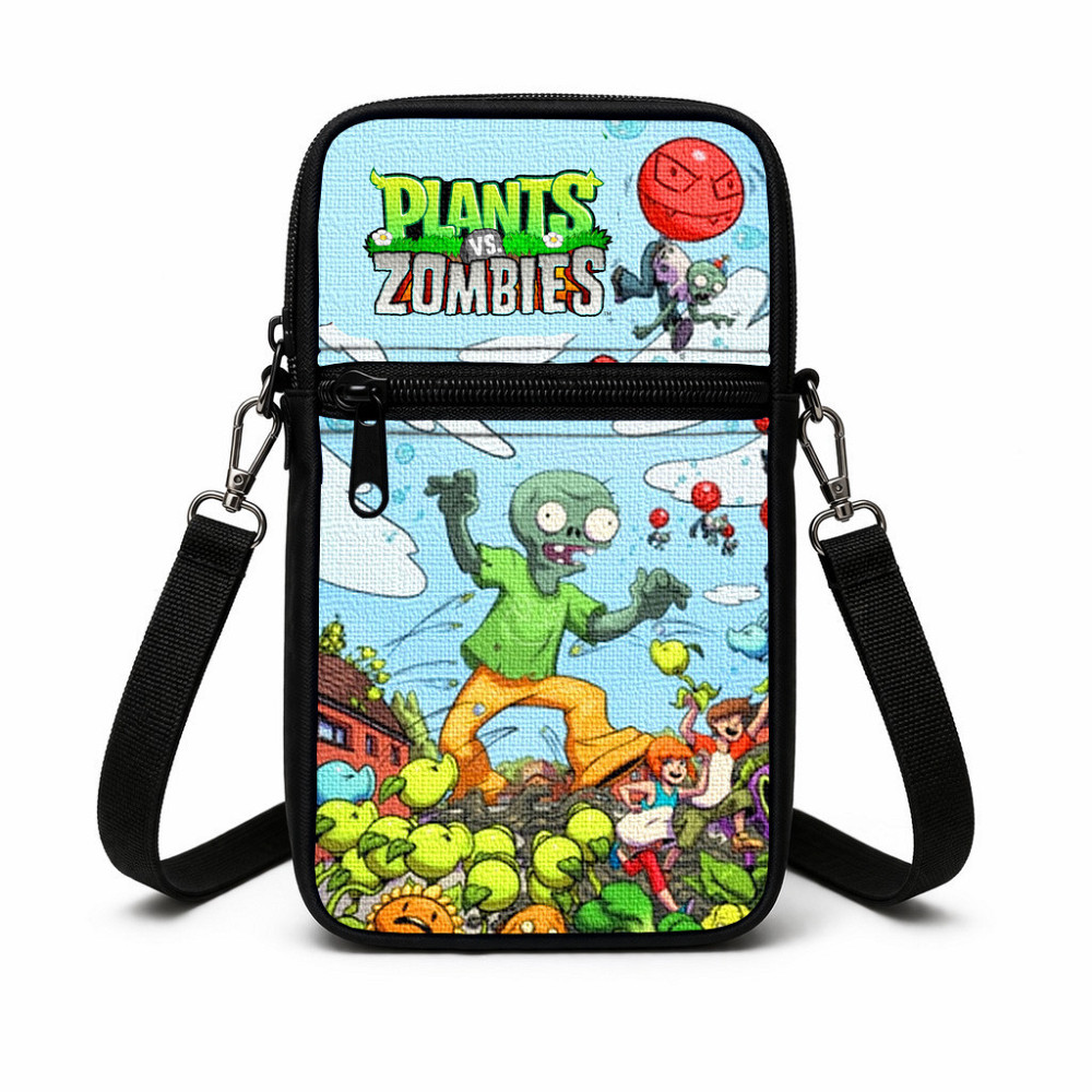 Сумка-чохол для телефону Plants vs. Zombies дитяча сумка через плече, водонепроникна міні-сумка (4979) Київ - фото 1