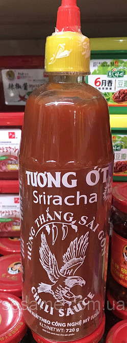 Шрірача гострий соус чилі Tuong Ot Sriracha Sauce 720 ml (В'єтнам) Харків - фото 1