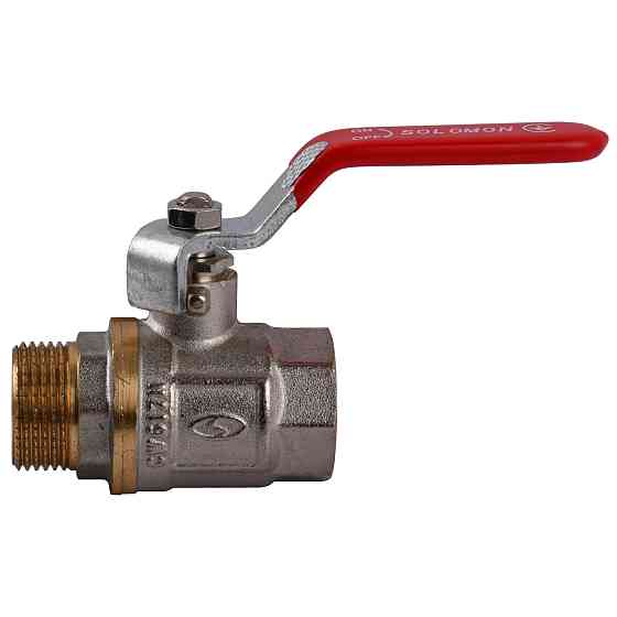 Кран кульовий прямий SOLOMON      3/4″ ЗВ КР PN40 B1002 Киев
